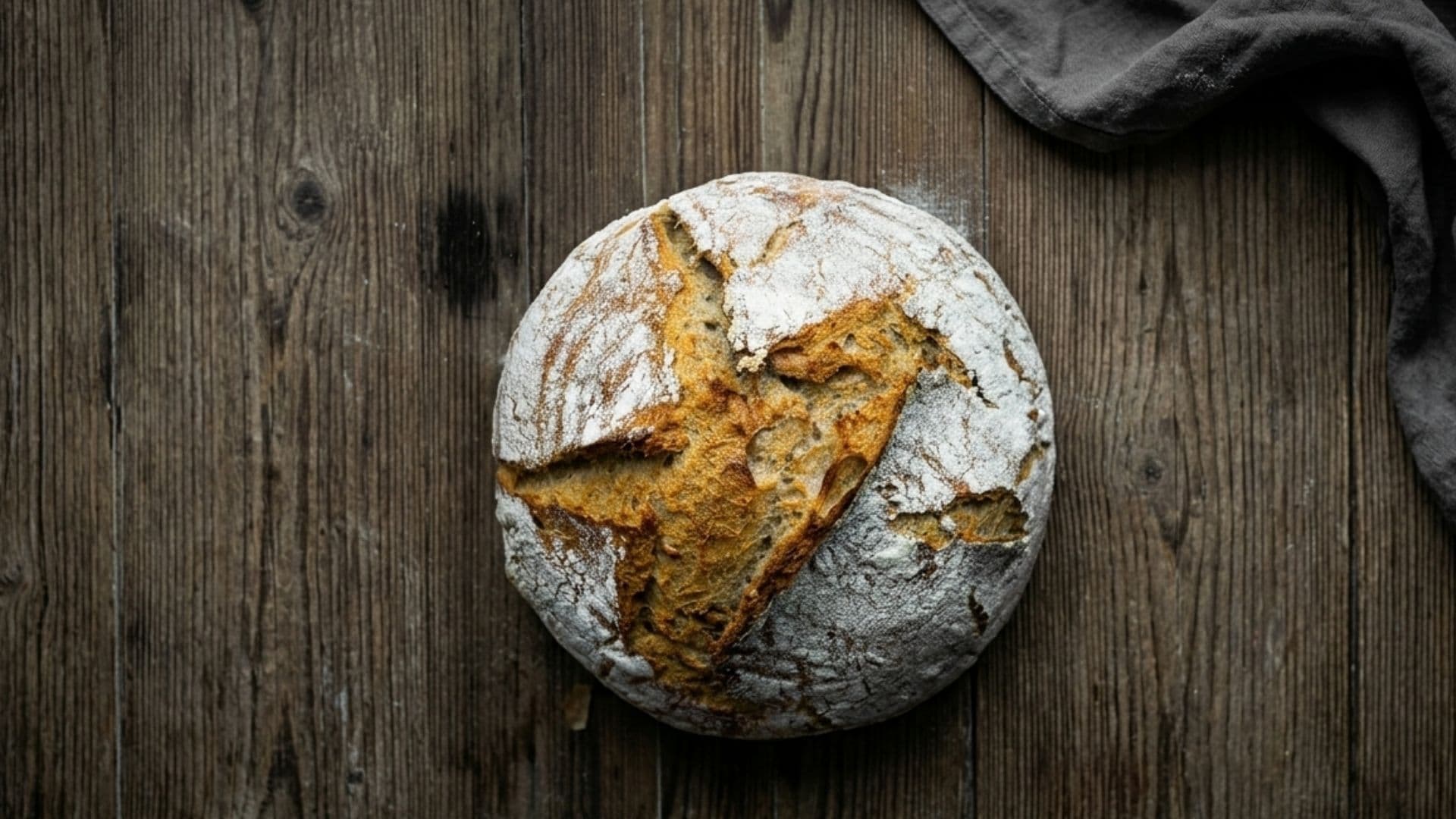 Baked Bread on table setting